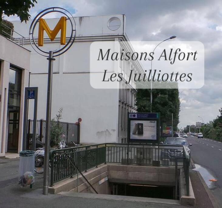 Escale-Marne Fr - 102 - Free Parking - Free Luggage Storage - All Equipped - Linen Included - Washing Machine - 10Mn Walk Metro 8 - Rer A - Panoramic View - From 1 To 4 Guests Maisons-Alfort Ngoại thất bức ảnh