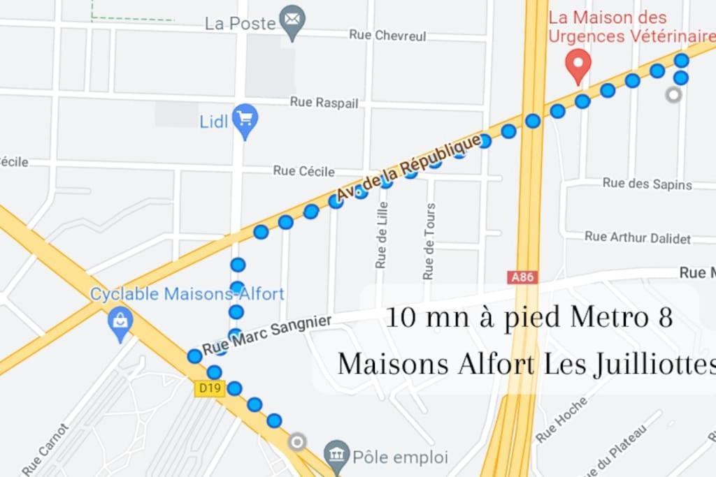 Escale-Marne Fr - 102 - Free Parking - Free Luggage Storage - All Equipped - Linen Included - Washing Machine - 10Mn Walk Metro 8 - Rer A - Panoramic View - From 1 To 4 Guests Maisons-Alfort Ngoại thất bức ảnh