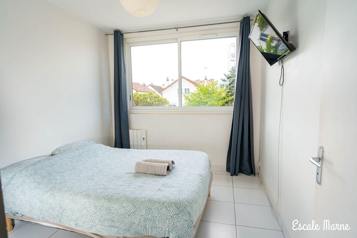 Escale-Marne Fr - 102 - Free Parking - Free Luggage Storage - All Equipped - Linen Included - Washing Machine - 10Mn Walk Metro 8 - Rer A - Panoramic View - From 1 To 4 Guests Maisons-Alfort Ngoại thất bức ảnh
